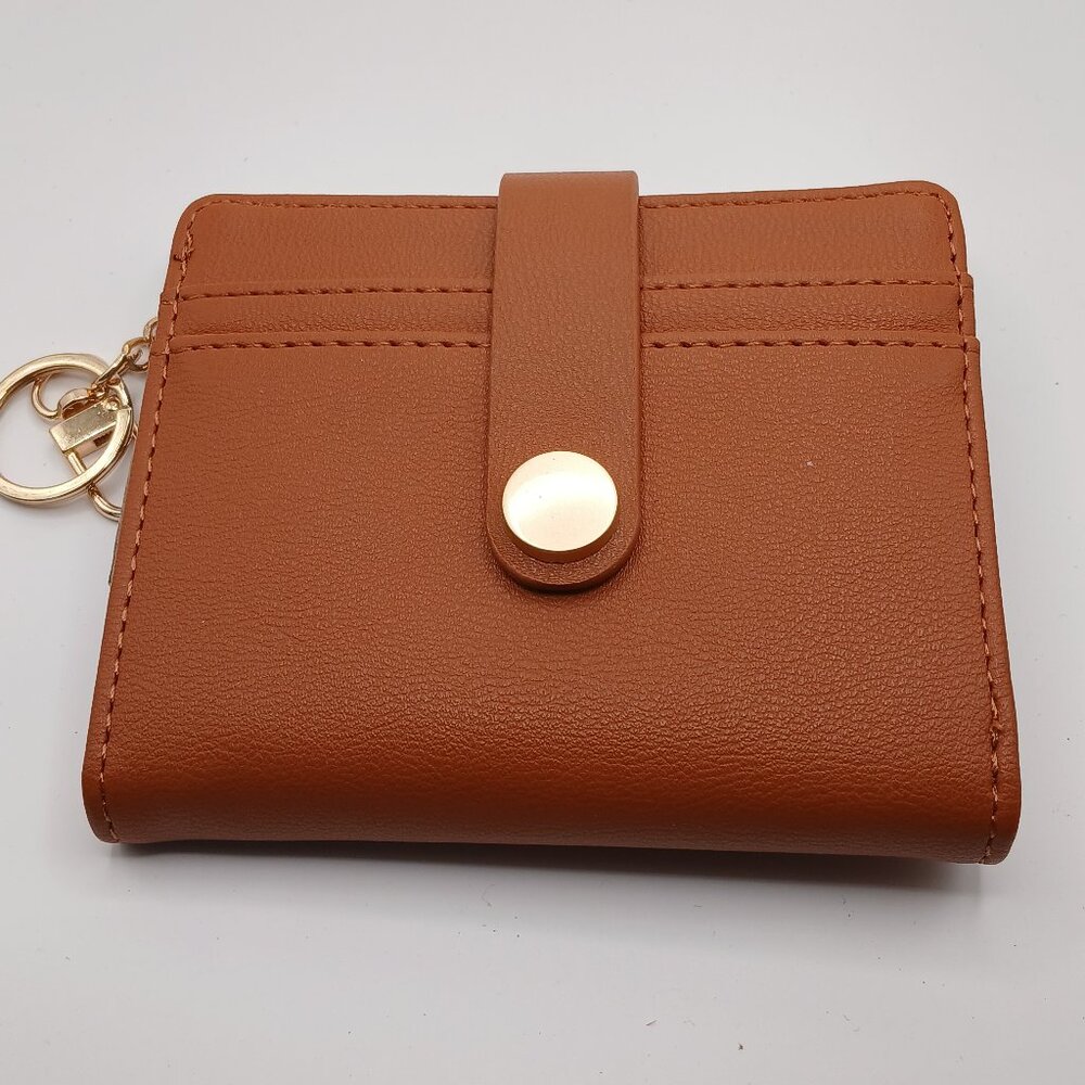 Soft Brown Thin Wallet RFID Blocking